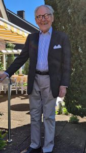 Josef genießt sein Ständchen